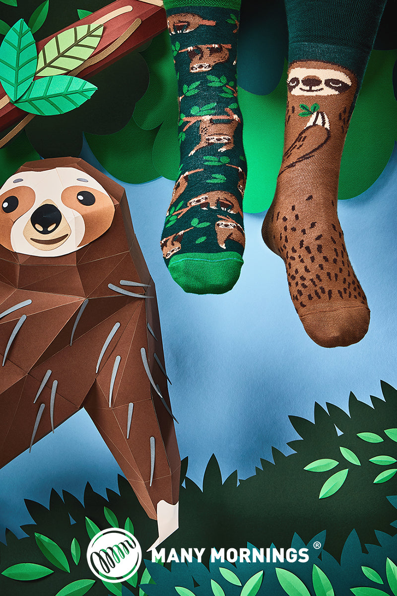 many mornings Socken  braun