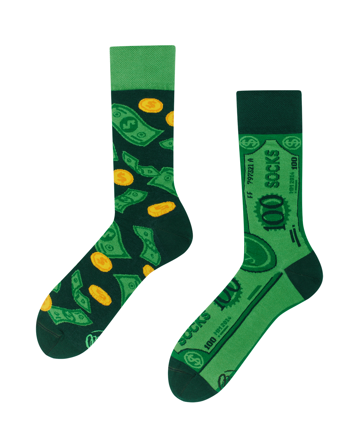many mornings Socken  dunkelgrün
