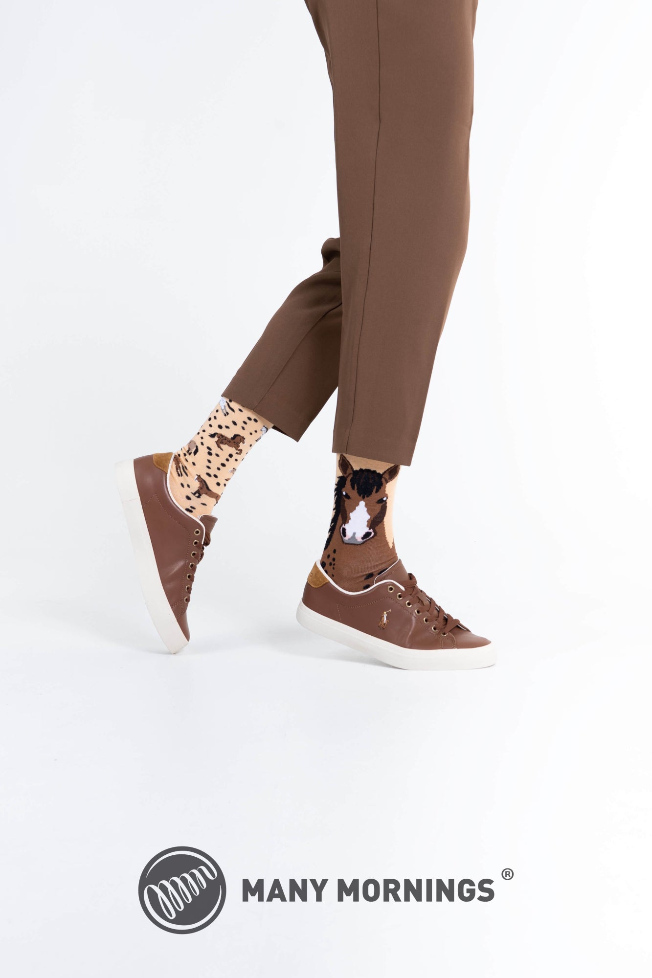 many mornings Socken  braun