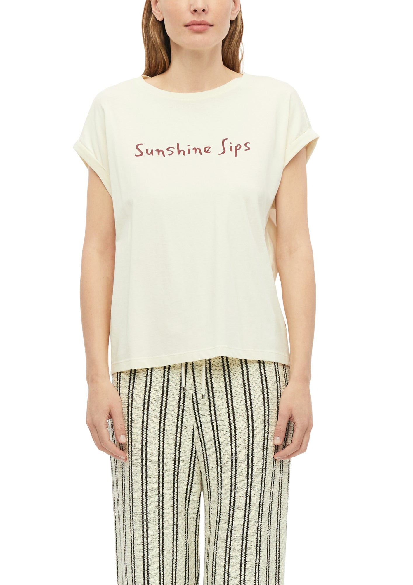 s.Oliver T-Shirts  beige