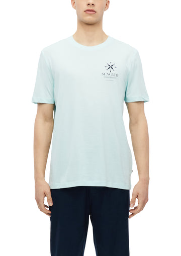 Baumwoll-T-Shirt mit Frontprint