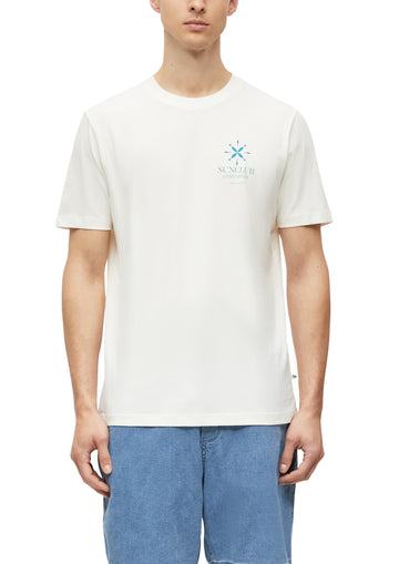 Baumwoll-T-Shirt mit Frontprint