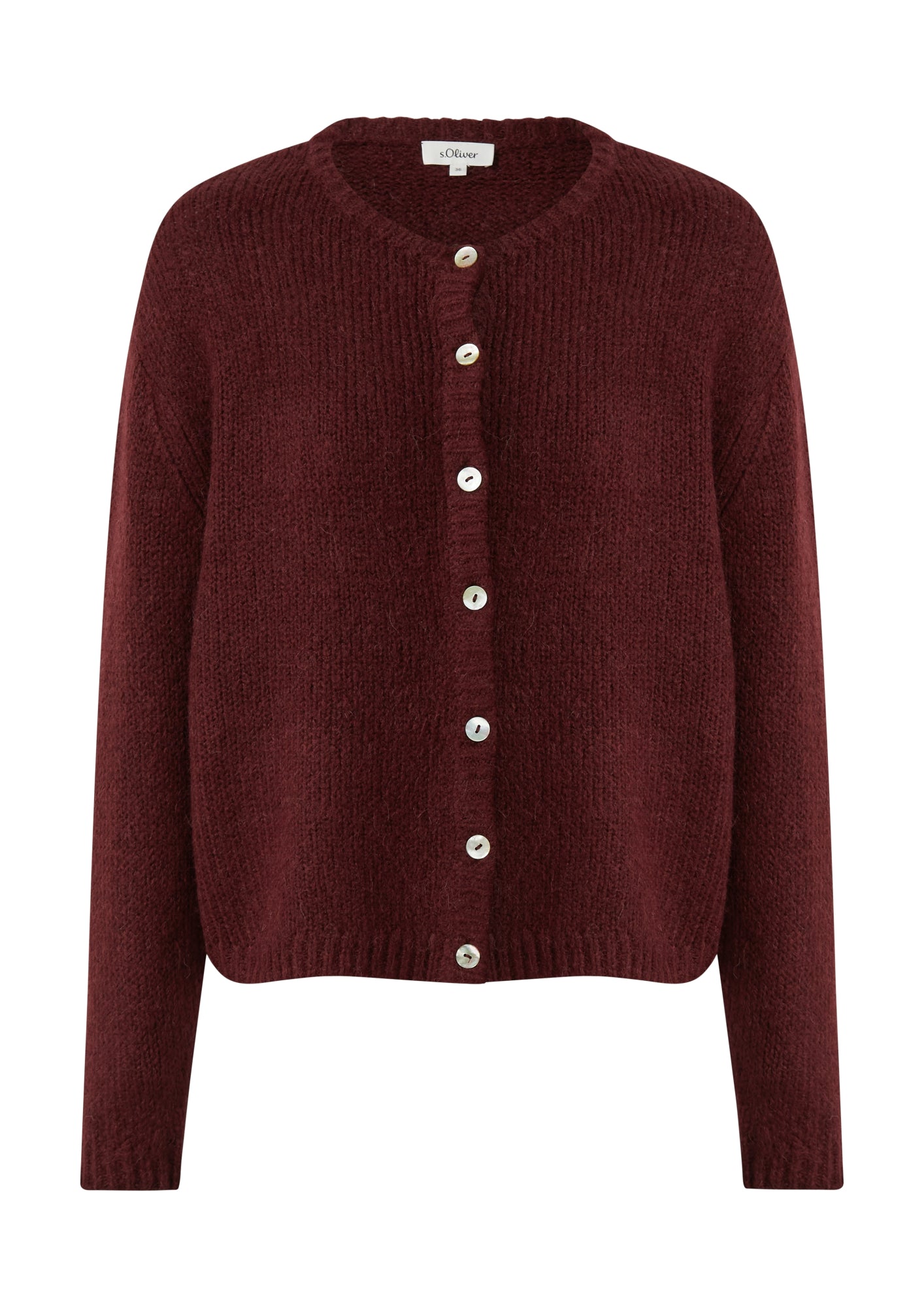 s.Oliver Strickjacken  bordeaux