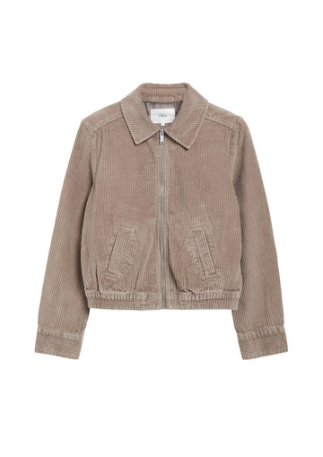 Cord-Jacke mit elastischem Bund