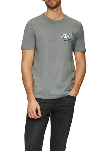 Crew-Neck-Shirt aus Baumwolle