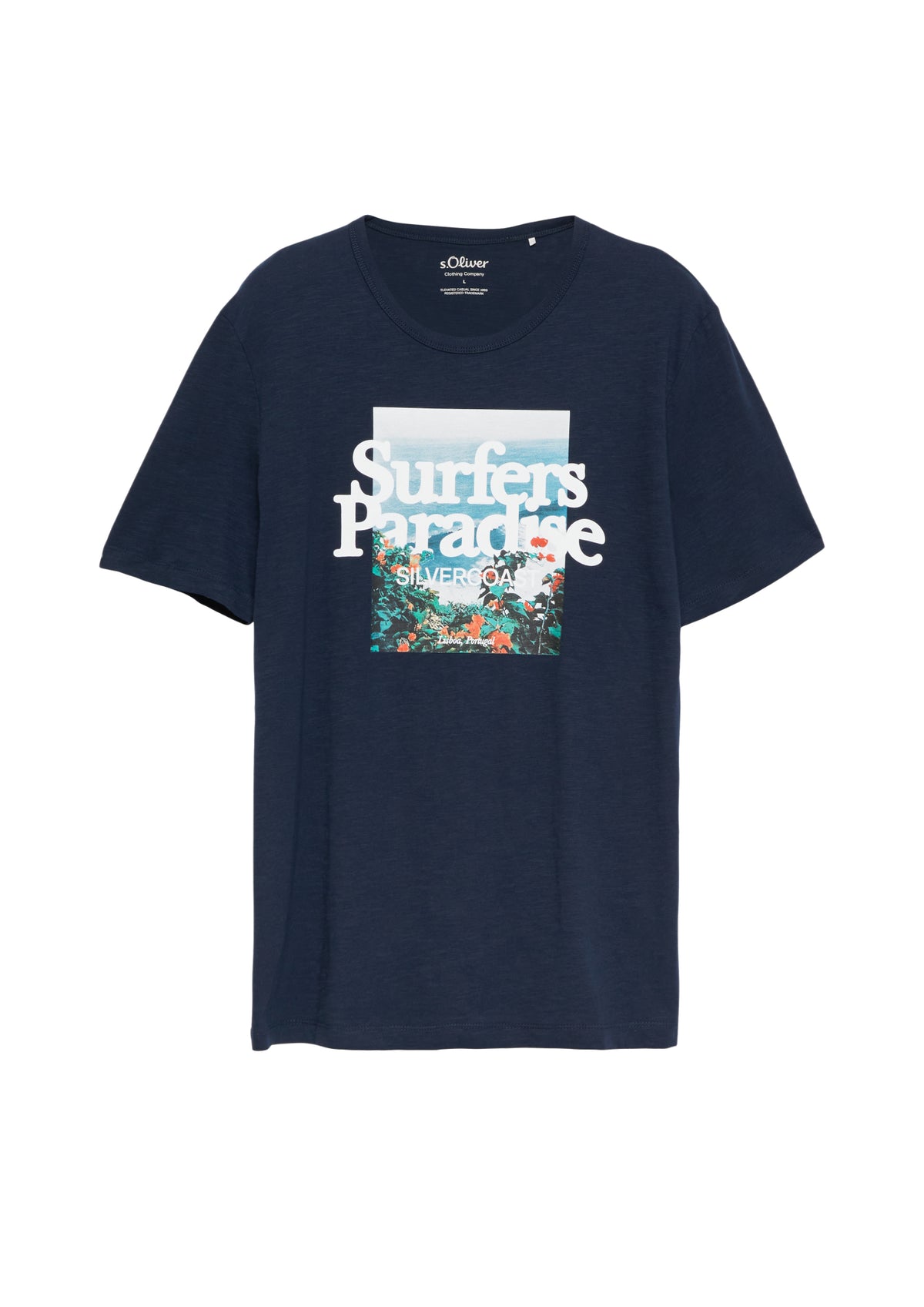 s.Oliver T-Shirts  dunkelblau
