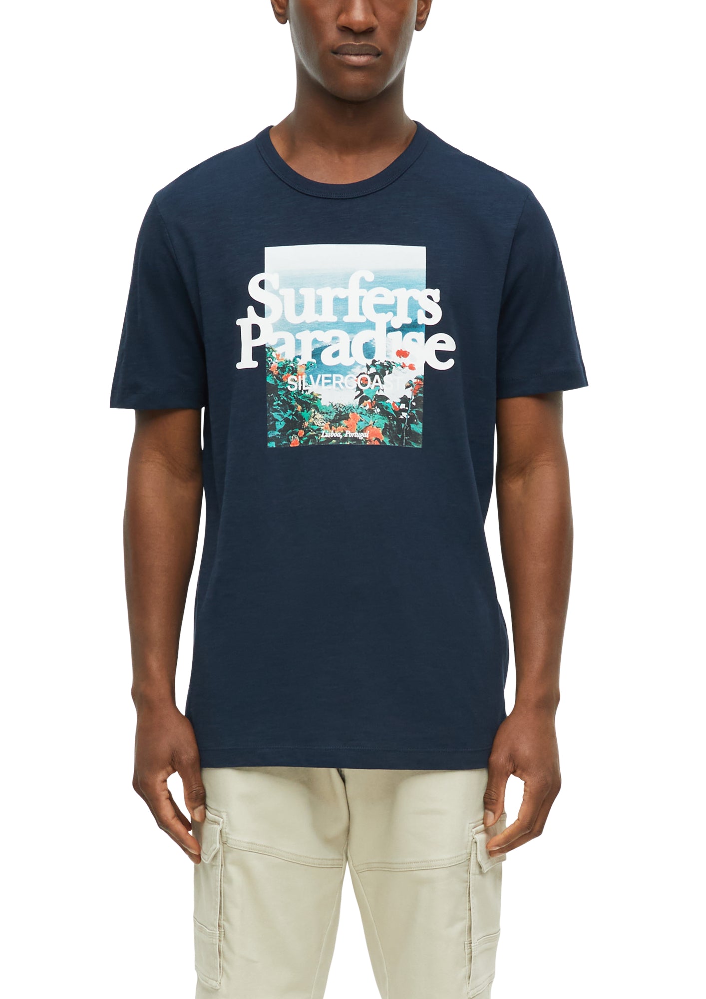 s.Oliver T-Shirts  dunkelblau