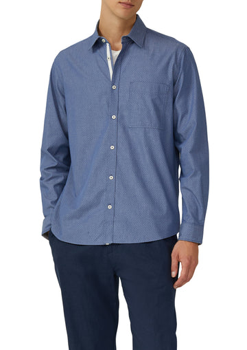 Gemustertes Langarmhemd