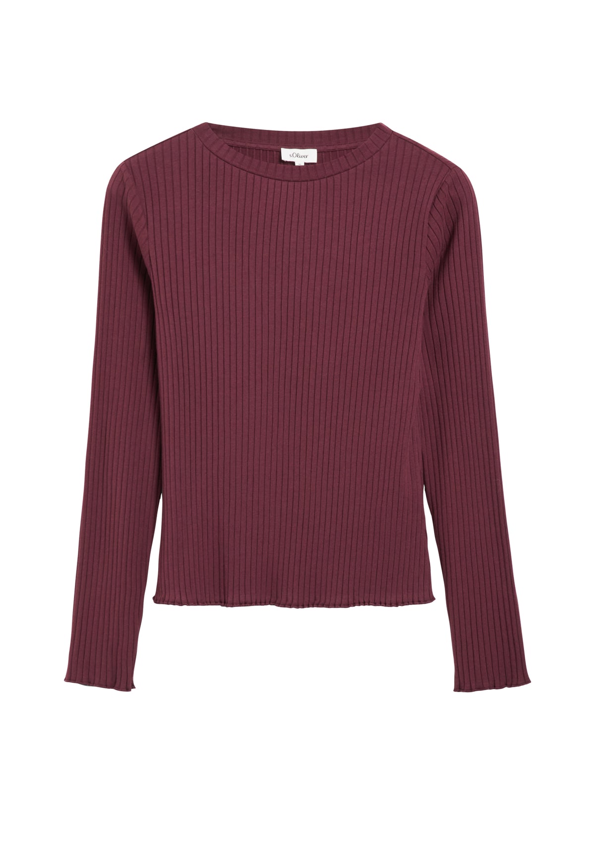 s.Oliver Langarmshirts  bordeaux