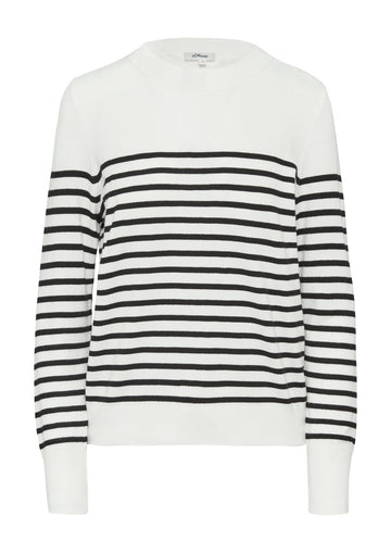 Gestreifter Pullover