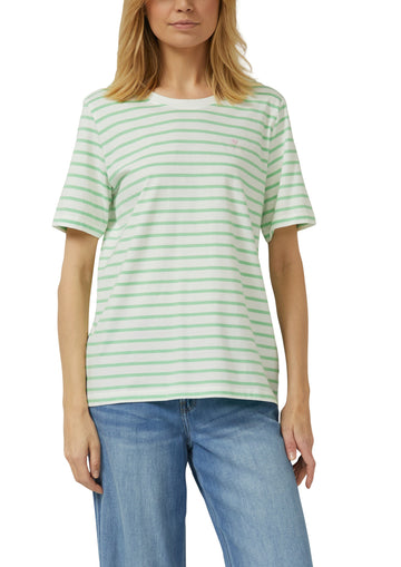 Gestreiftes Jersey-T-Shirt