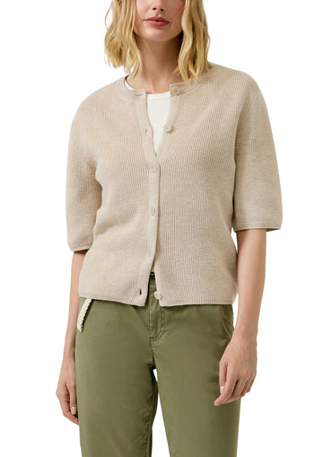 Halbarm-Strickjacke
