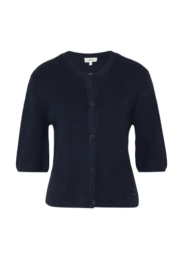 Halbarm-Strickjacke