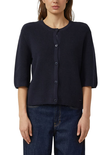Halbarm-Strickjacke