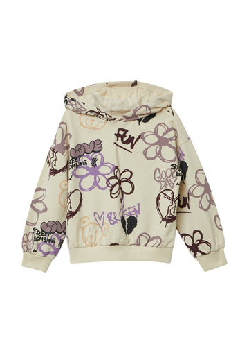 Hoodie mit Graffiti-Print