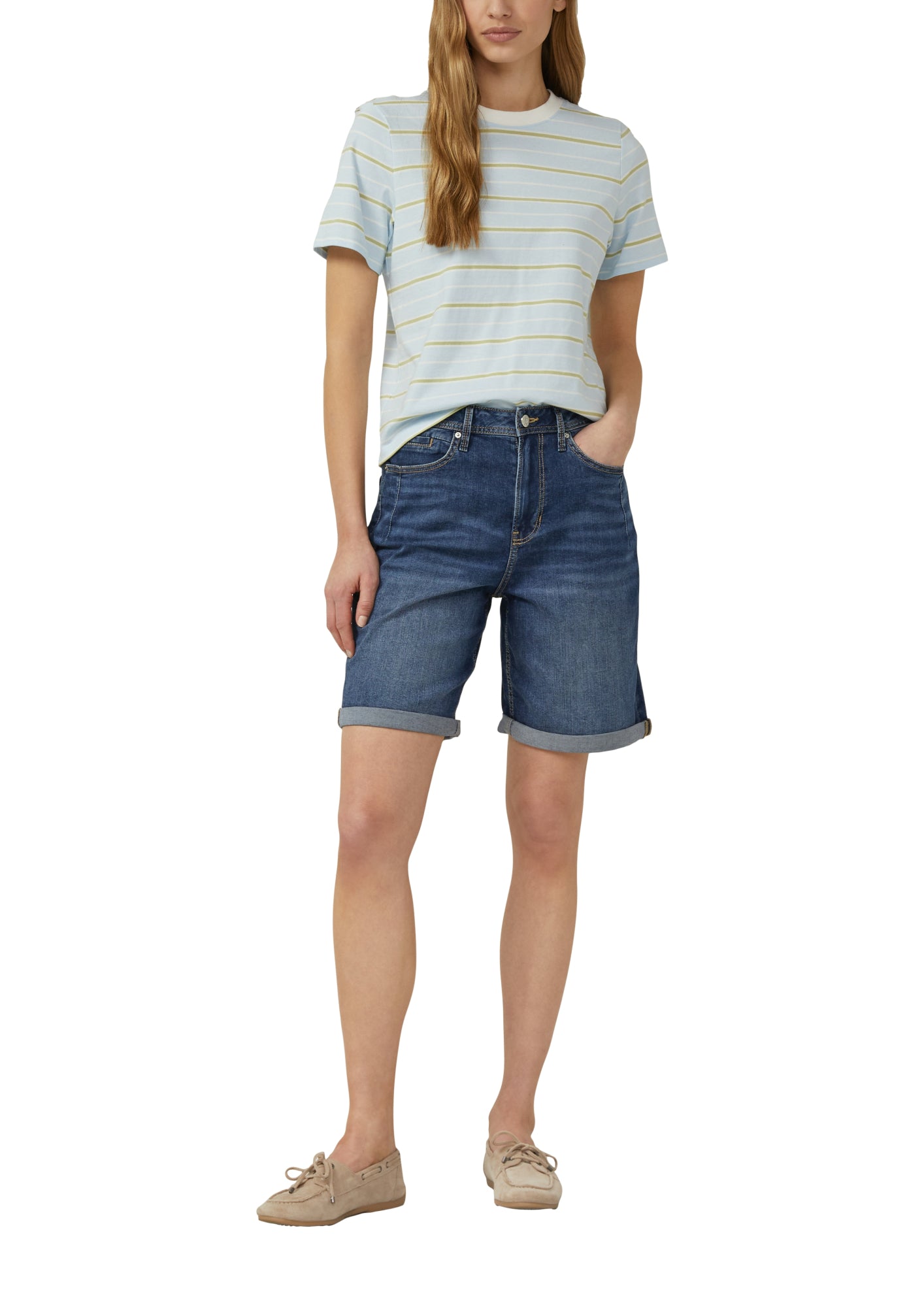 s.Oliver Jeansshorts  blau