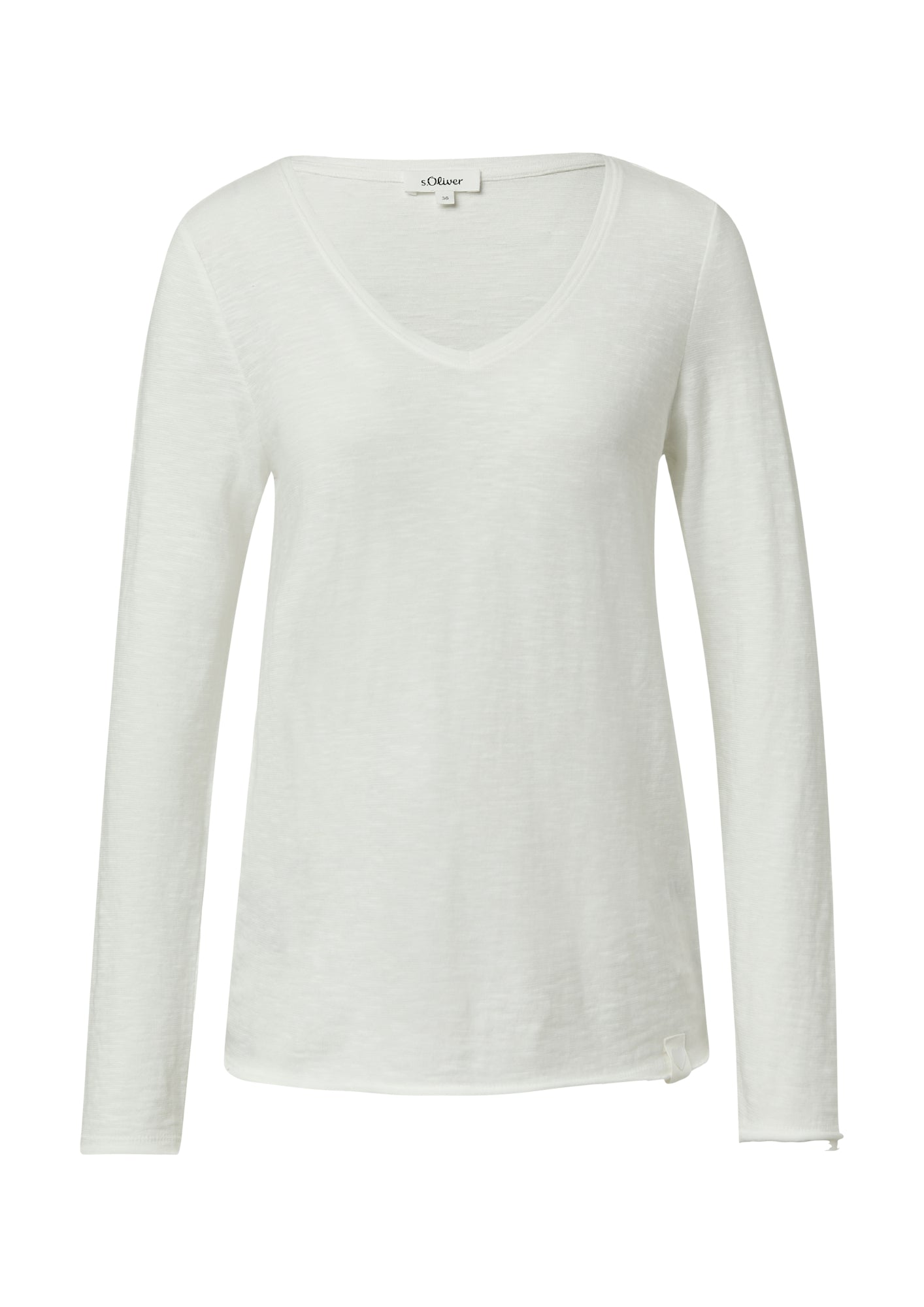 s.Oliver Langarmshirts  creme