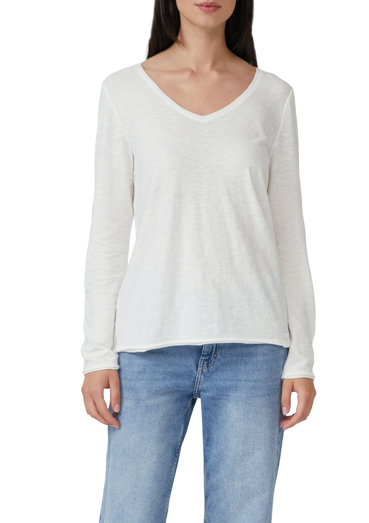 s.Oliver Langarmshirts  creme