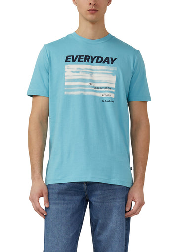 Jersey-T-Shirt mit Frontprint