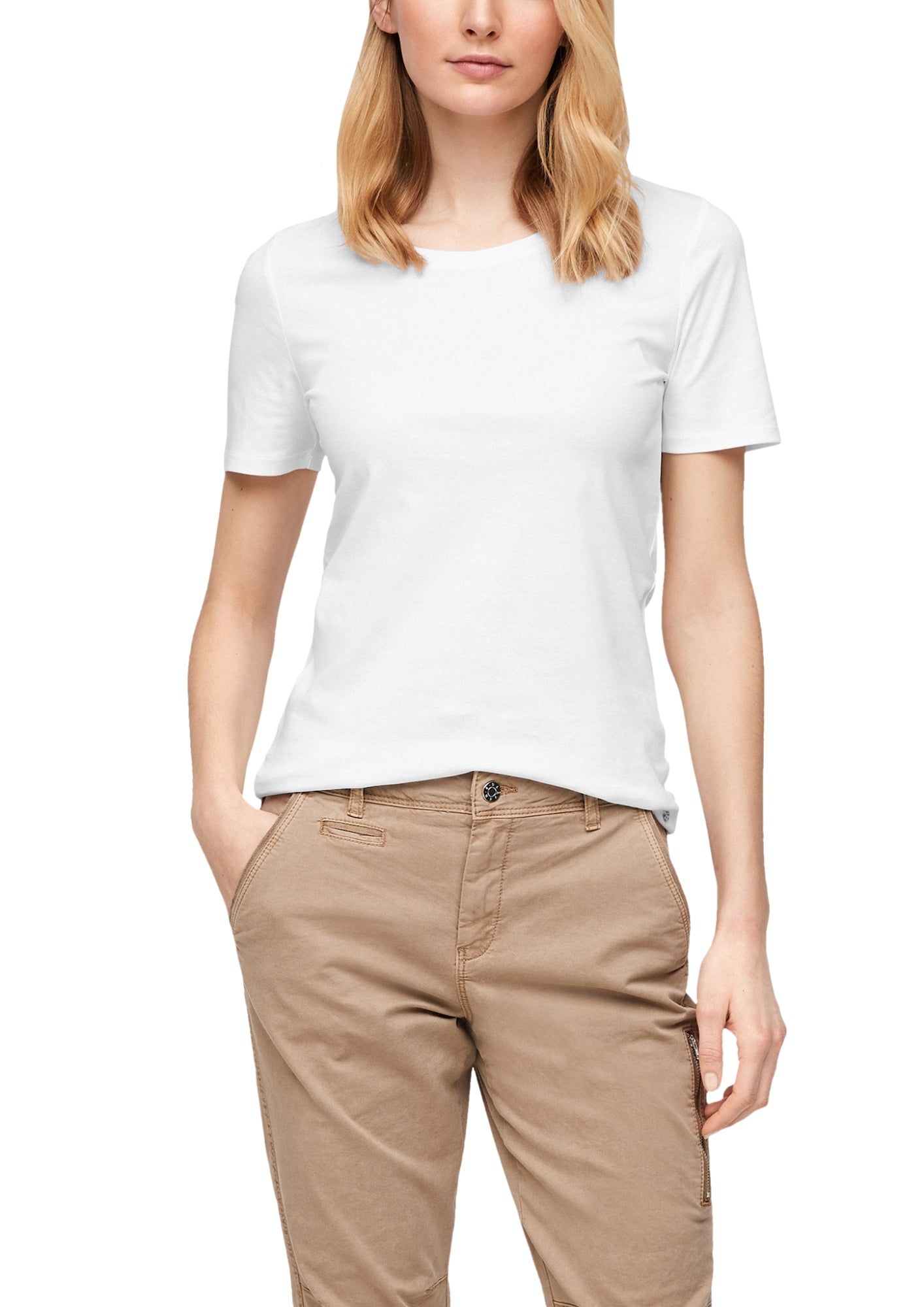 s.Oliver T-Shirts  weiß