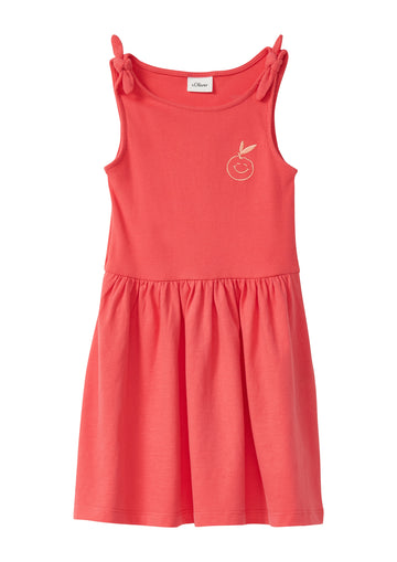 Kleid im Fabric-Mix