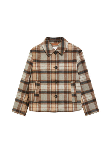 Kurze Jacke aus Wollmix
