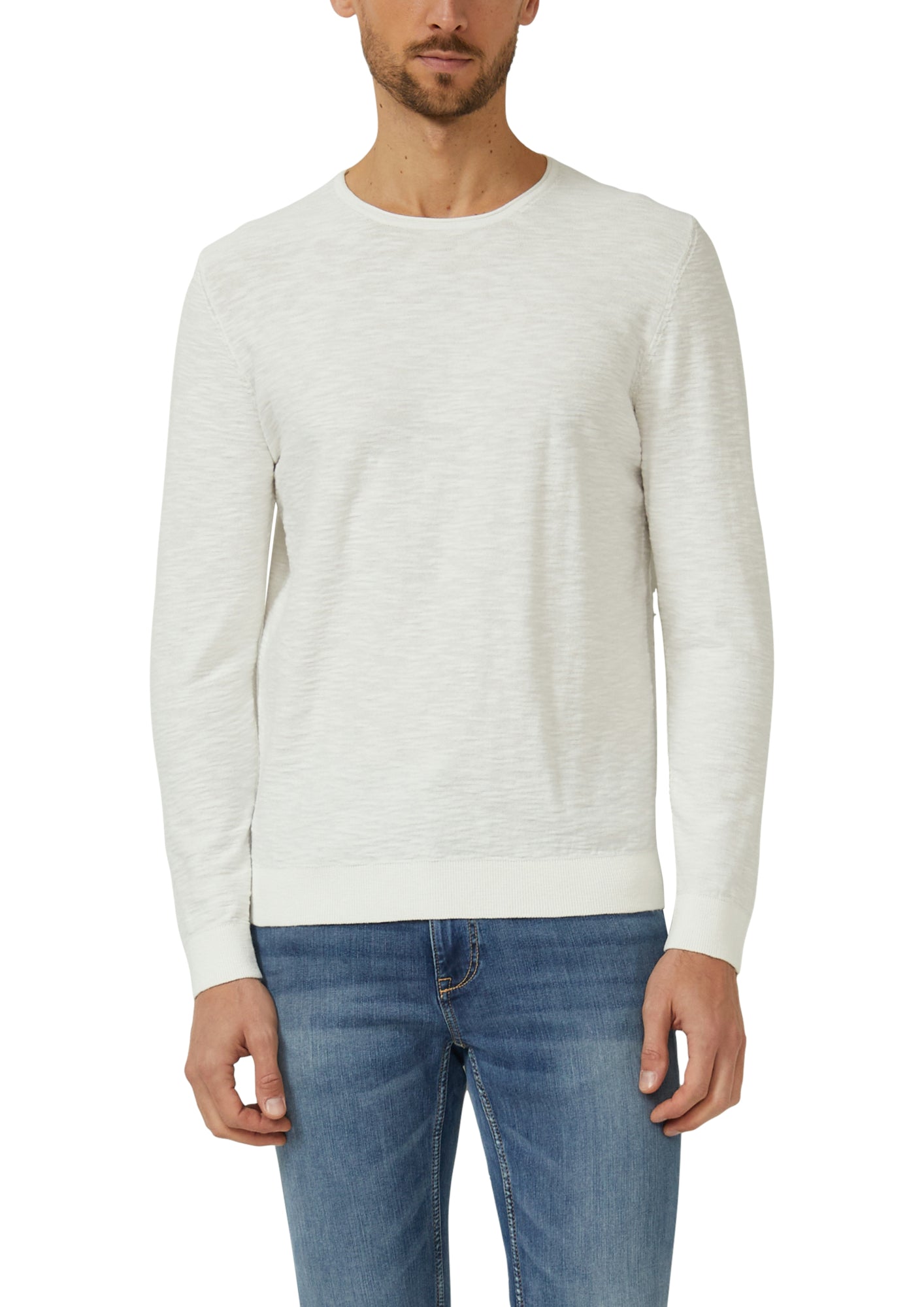 s.Oliver Langarmshirts  creme