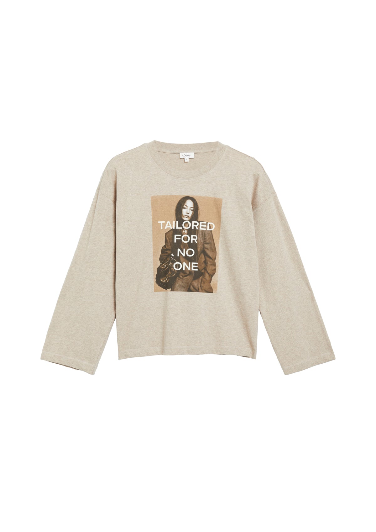 s.Oliver Langarmshirts  beige