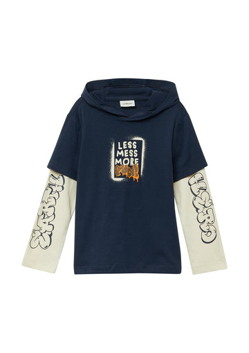 Langarmshirt mit Kapuze