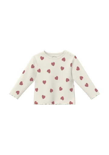 Langarmshirt mit Rippstruktur