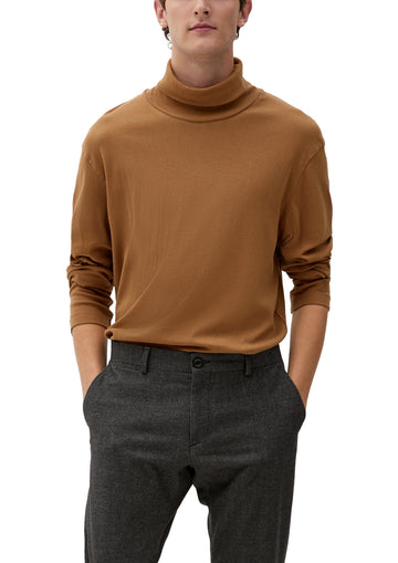Langarmshirt mit Rollkragen
