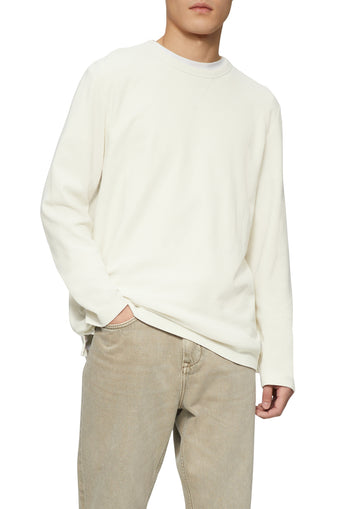 Langarmshirt mit Waffelstruktur