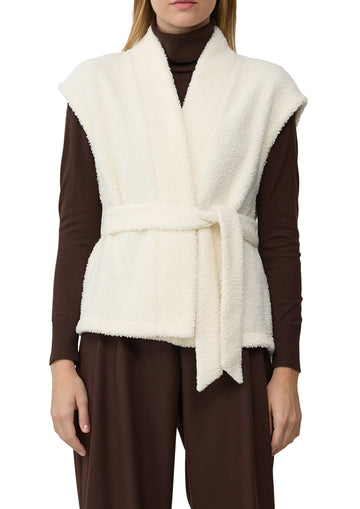 Leichte Teddyplüsch-Weste