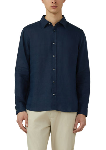 Leinenhemd in Regular Fit