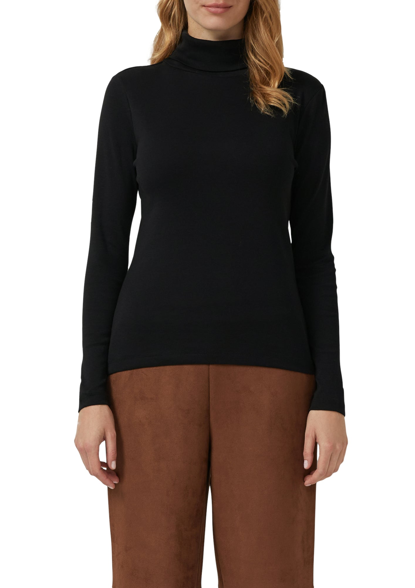 s.Oliver Langarmshirts  schwarz