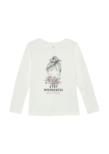 Longsleeve mit Glitzerprint