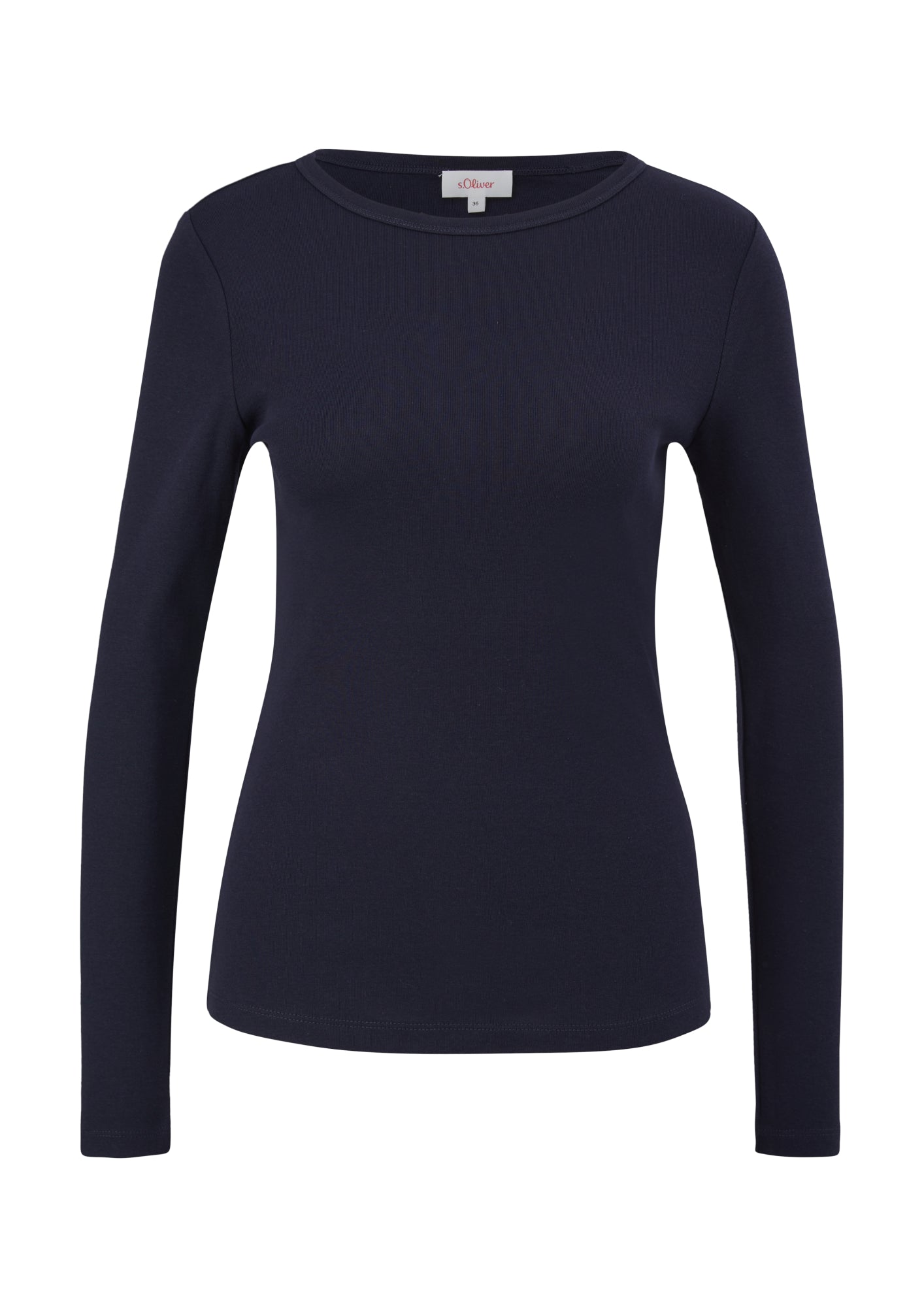 s.Oliver Langarmshirts  dunkelblau