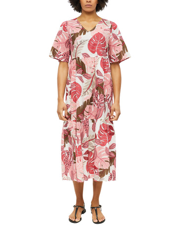 Midikleid aus Baumwolle mit Eingrifftaschen