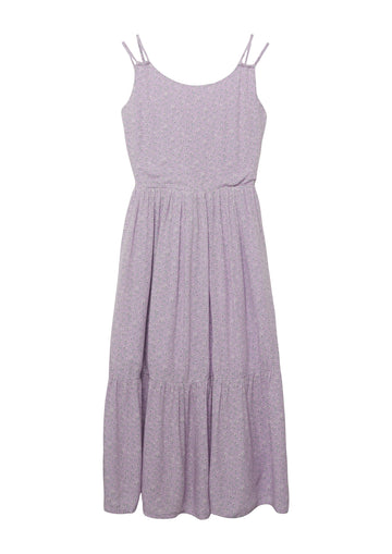 Midikleid mit Smok-Detail