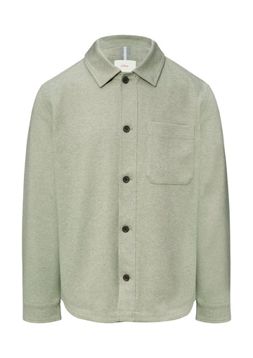 Overshirt in Wolloptik