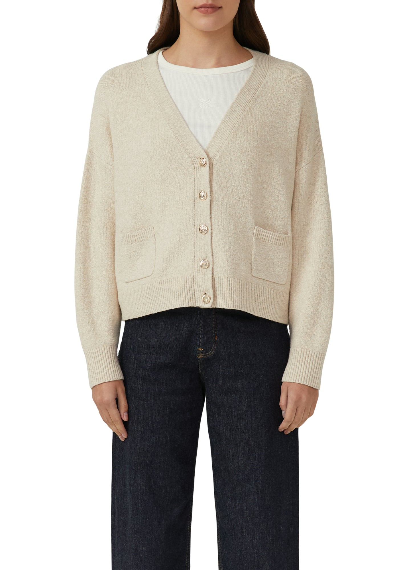 s.Oliver Strickjacken  beige