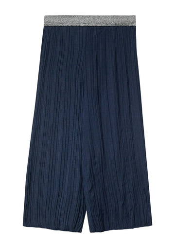 Plisseehose mit Glitzerbund