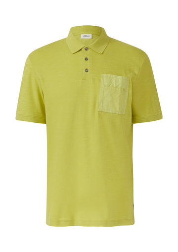 Poloshirt aus strukturiertem Jersey