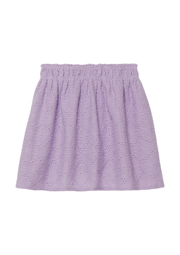 Rock mit floraler Spitze