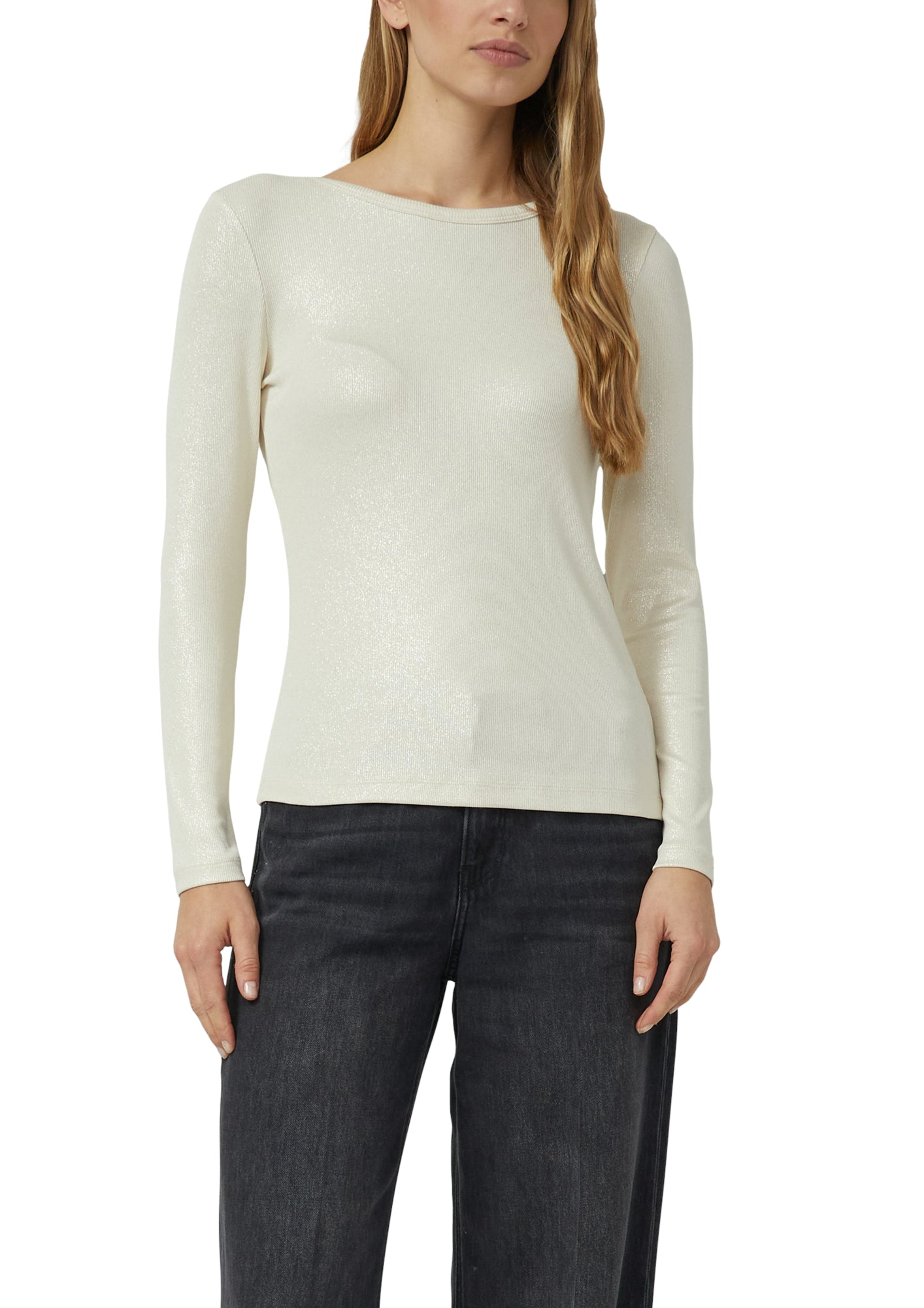 s.Oliver Langarmshirts  beige