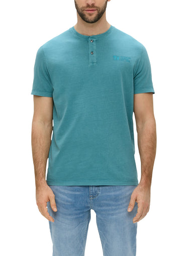 Shirt mit Henleyausschnitt