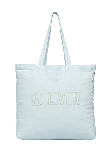 Shopper mit Logo-Print