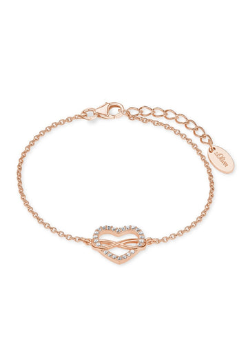 Silber-Armband Herz/Infinity