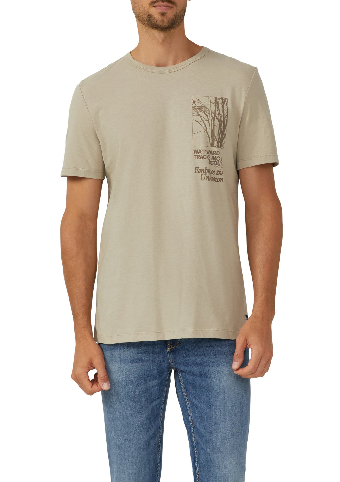 s.Oliver T-Shirts  beige