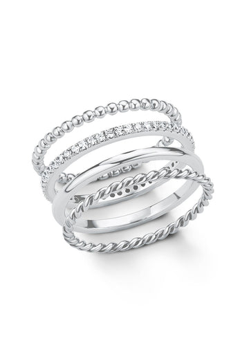 Steckringe mit Zirkonia